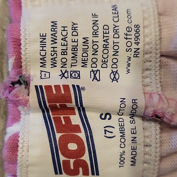 Soffe cheer shorts size 7 kids - Picture 2 of 2